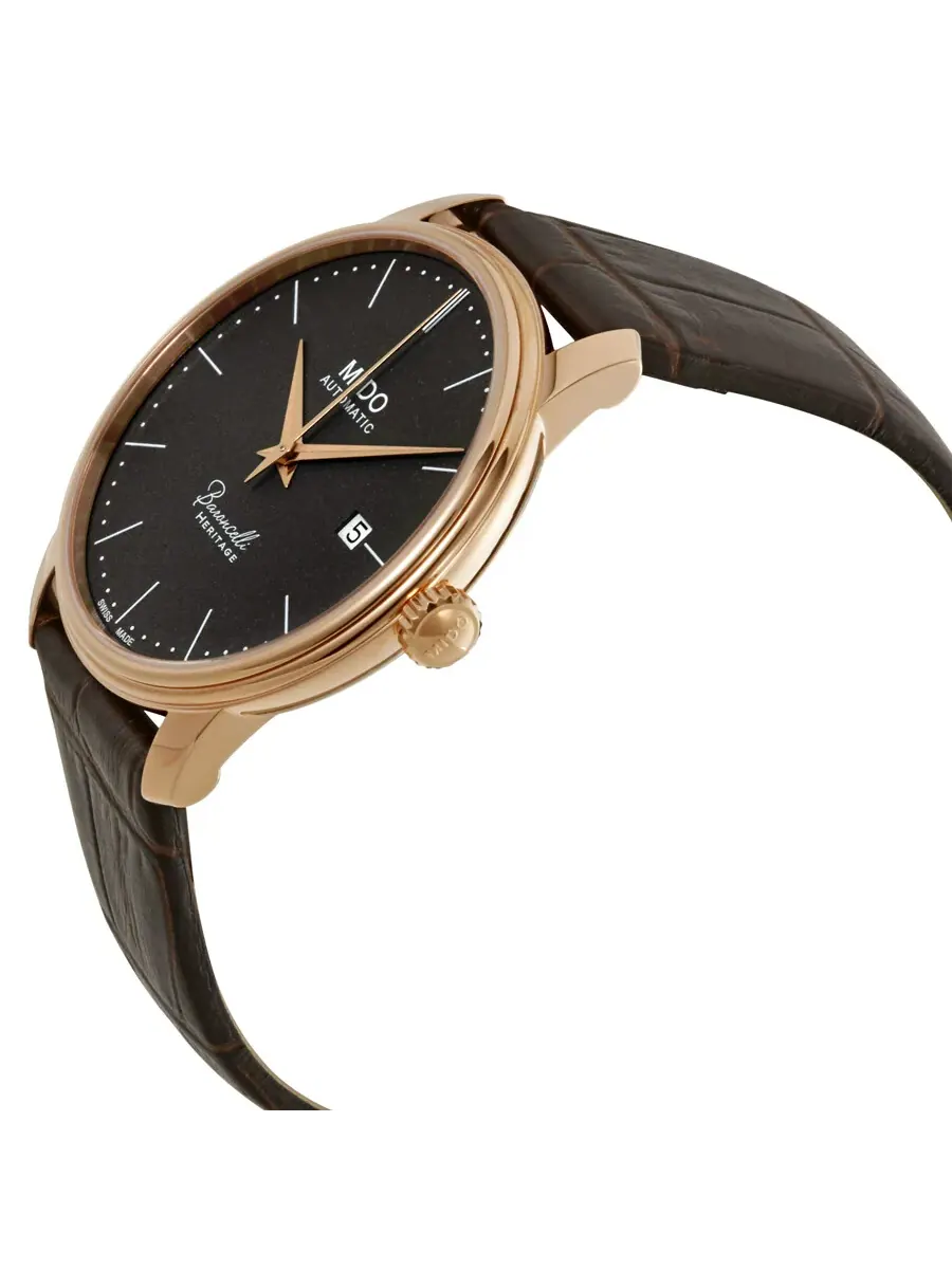Мужские часы Mido Baroncelli II Automatic M027.407.36.080.00 — изображение 2 из 3, оттенок розовый золотистый