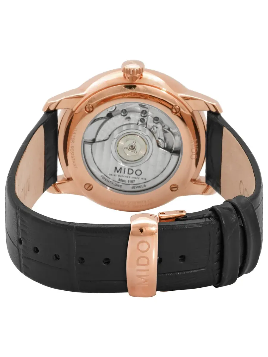Мужские часы Mido Baroncelli III Automatic с черным циферблатом M027.428.36.053.00 — изображение 3 из 3