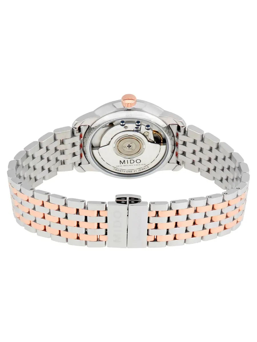 Женские часы Mido Baroncelli III с автоматическим механизмом и серебристым циферблатом — изображение 3 из 3