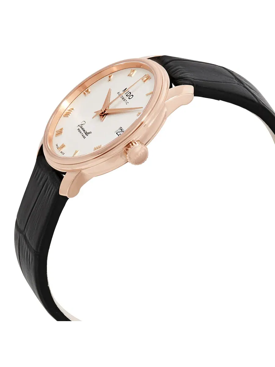 Женские часы Mido Baroncelli III с автоматическим механизмом и серебристым циферблатом — изображение 2 из 3