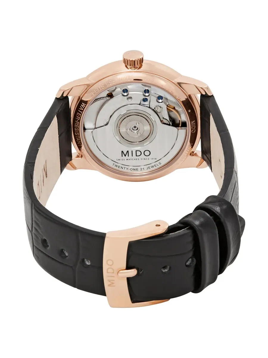 Женские часы Mido Baroncelli III с автоматическим механизмом и серебристым циферблатом — изображение 3 из 3