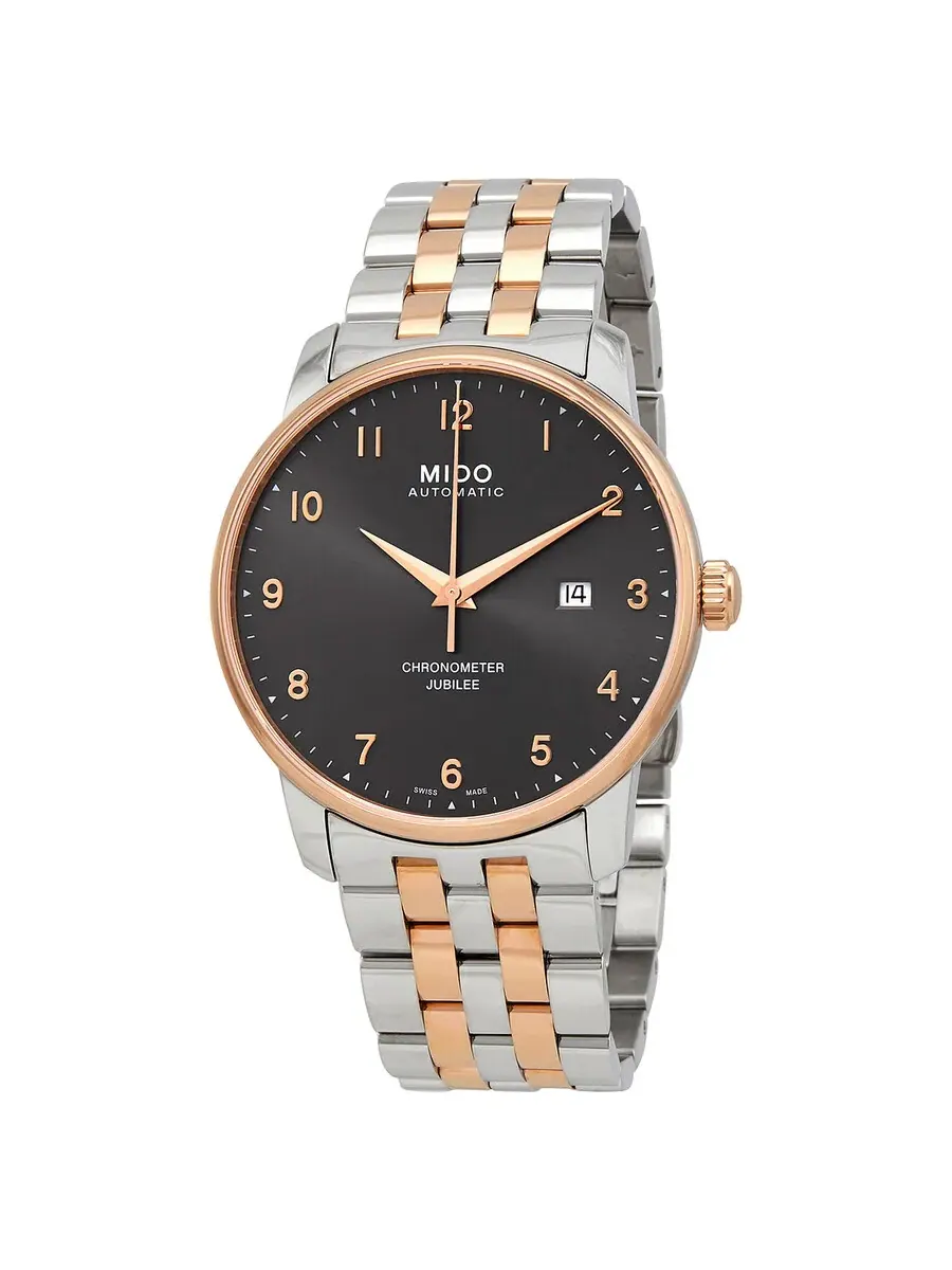 Мужские часы Mido Baroncelli Jubilee Automatic Chronometer с антрацитовым циферблатом M0376082206200 — изображение 1 из 3