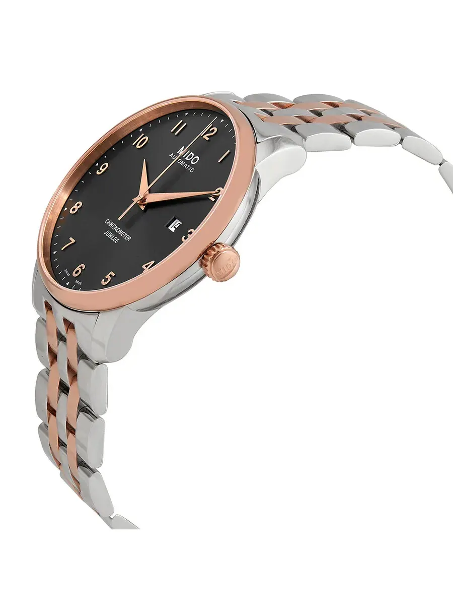 Мужские часы Mido Baroncelli Jubilee Automatic Chronometer с антрацитовым циферблатом M0376082206200 — изображение 2 из 3