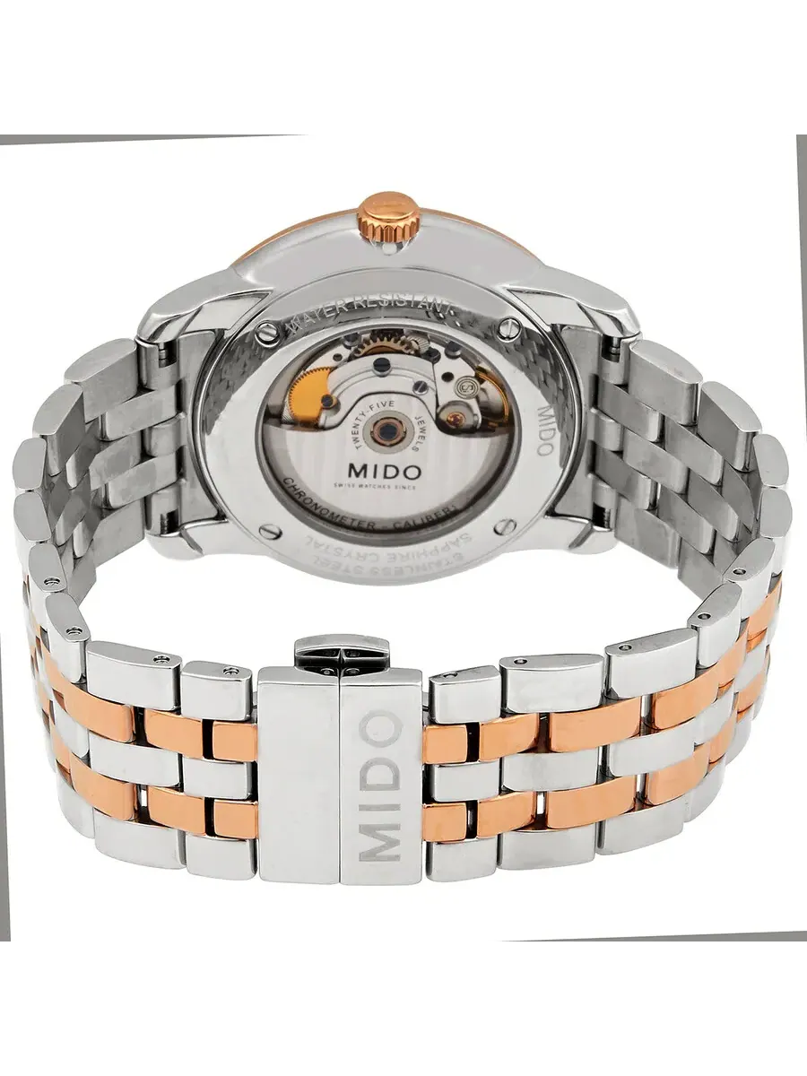 Мужские часы Mido Baroncelli Jubilee Automatic Chronometer с антрацитовым циферблатом M0376082206200 — изображение 3 из 3