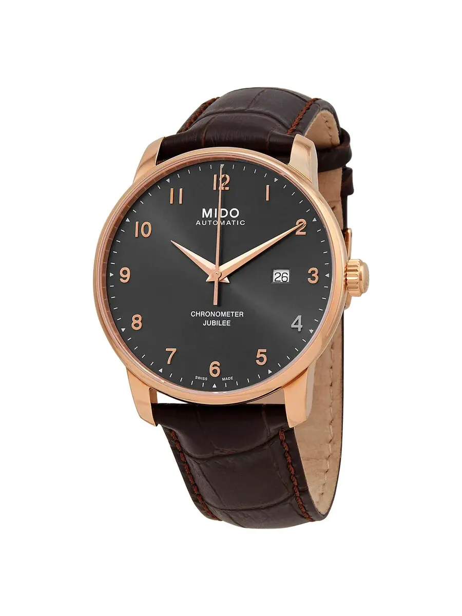 Мужские часы Mido Baroncelli Jubilee Automatic Chronometer с антрацитовым циферблатом M0376083606200 — изображение 1 из 3