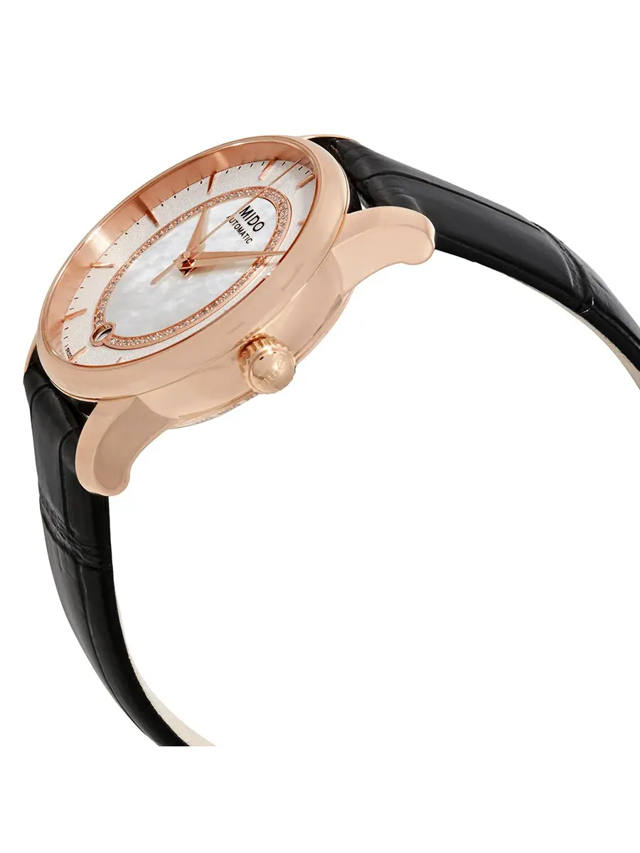 Женские автоматические часы Mido Baroncelli Prisma M007.207.36.116.00 — изображение 2 из 3, оттенок розовый золотистый