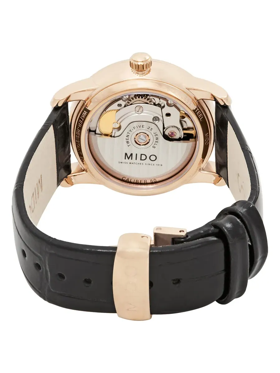 Женские автоматические часы Mido Baroncelli Prisma M007.207.36.116.00 — изображение 3 из 3, оттенок розовый золотистый