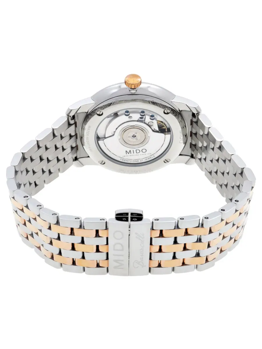 Мужские часы Mido Baroncelli Smiling Moon Automatic с белым циферблатом M0274072201001 — изображение 3 из 3