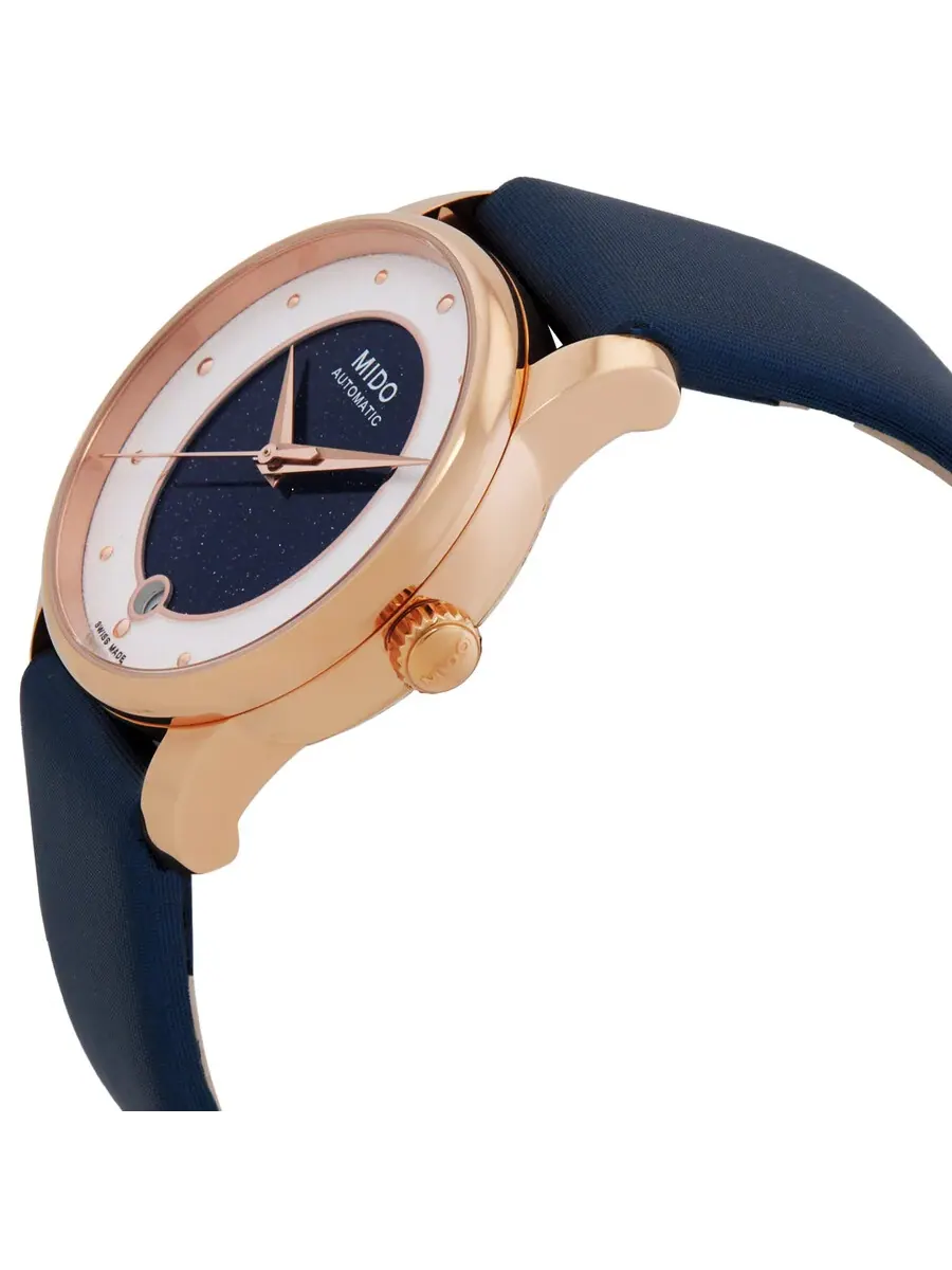 Женские автоматические часы Mido Baroncelli Wild Side M0352073749100 — изображение 2 из 3, оттенок розовый золотистый