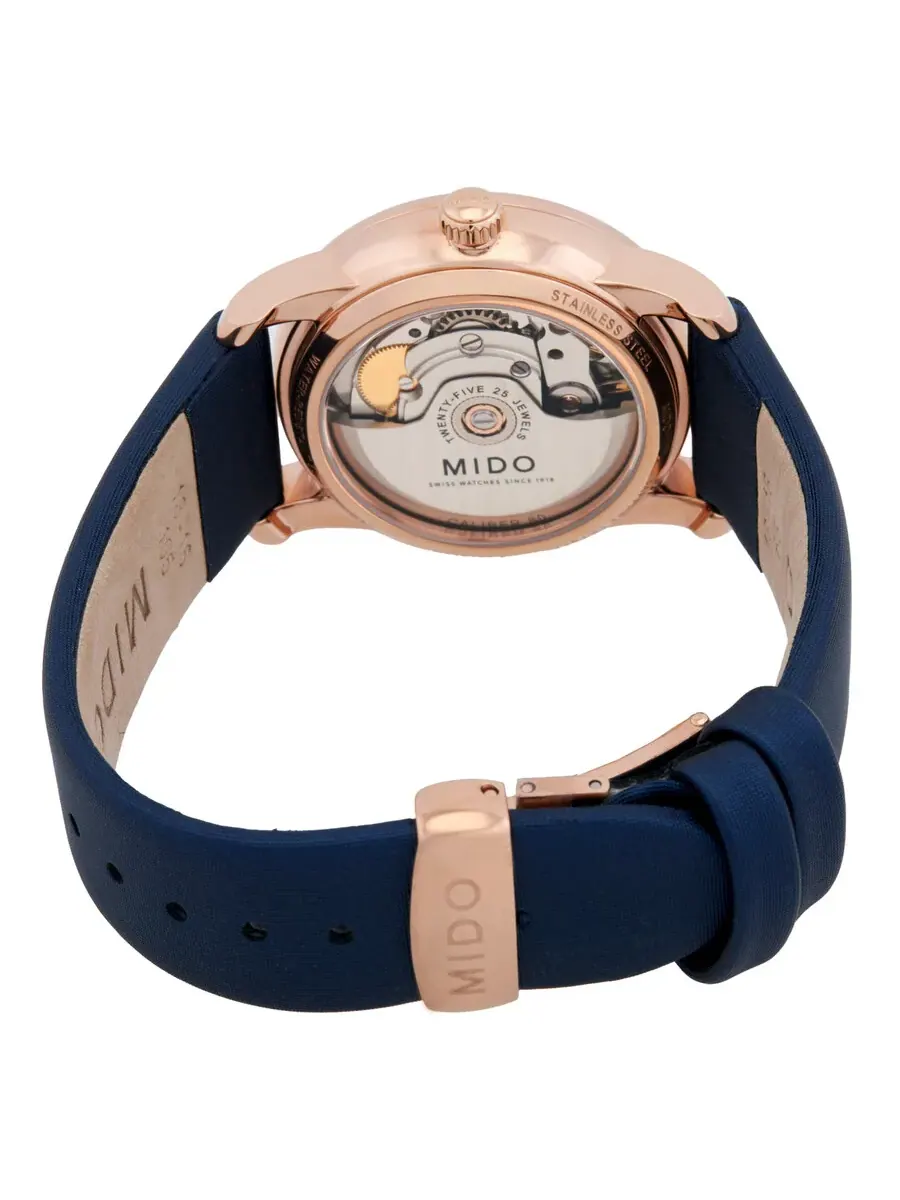 Женские автоматические часы Mido Baroncelli Wild Side M0352073749100 — изображение 3 из 3, оттенок розовый золотистый