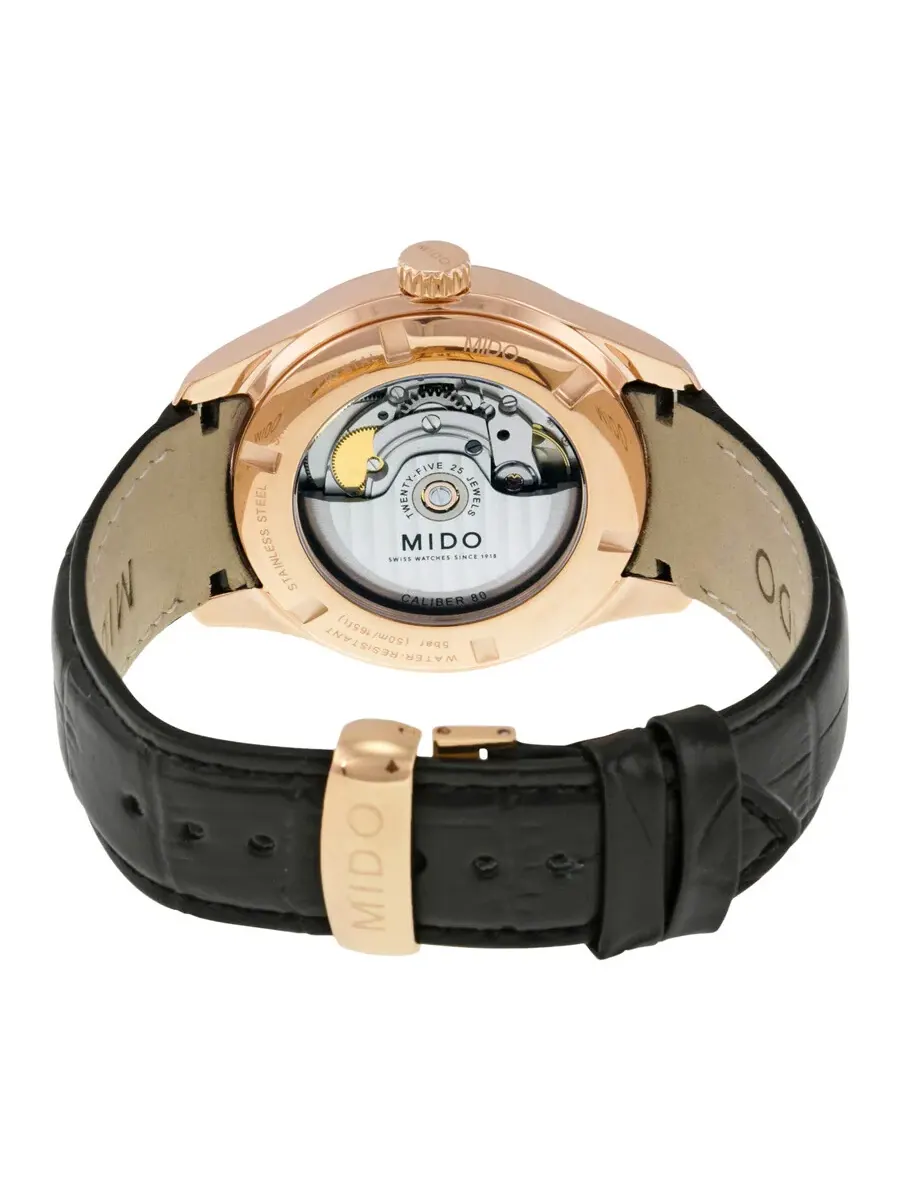 Мужские часы Mido Belluna II Automatic с серебристым циферблатом M0244073603100 — изображение 3 из 3