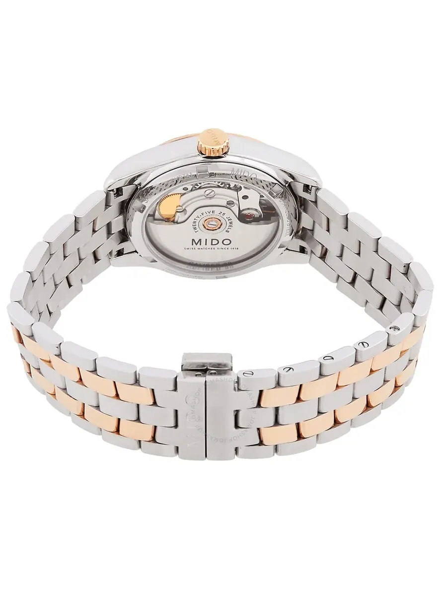 Женские часы Mido Belluna II Automatic M024.207.22.031.00 — изображение 3 из 3, оттенок розовый золотистый