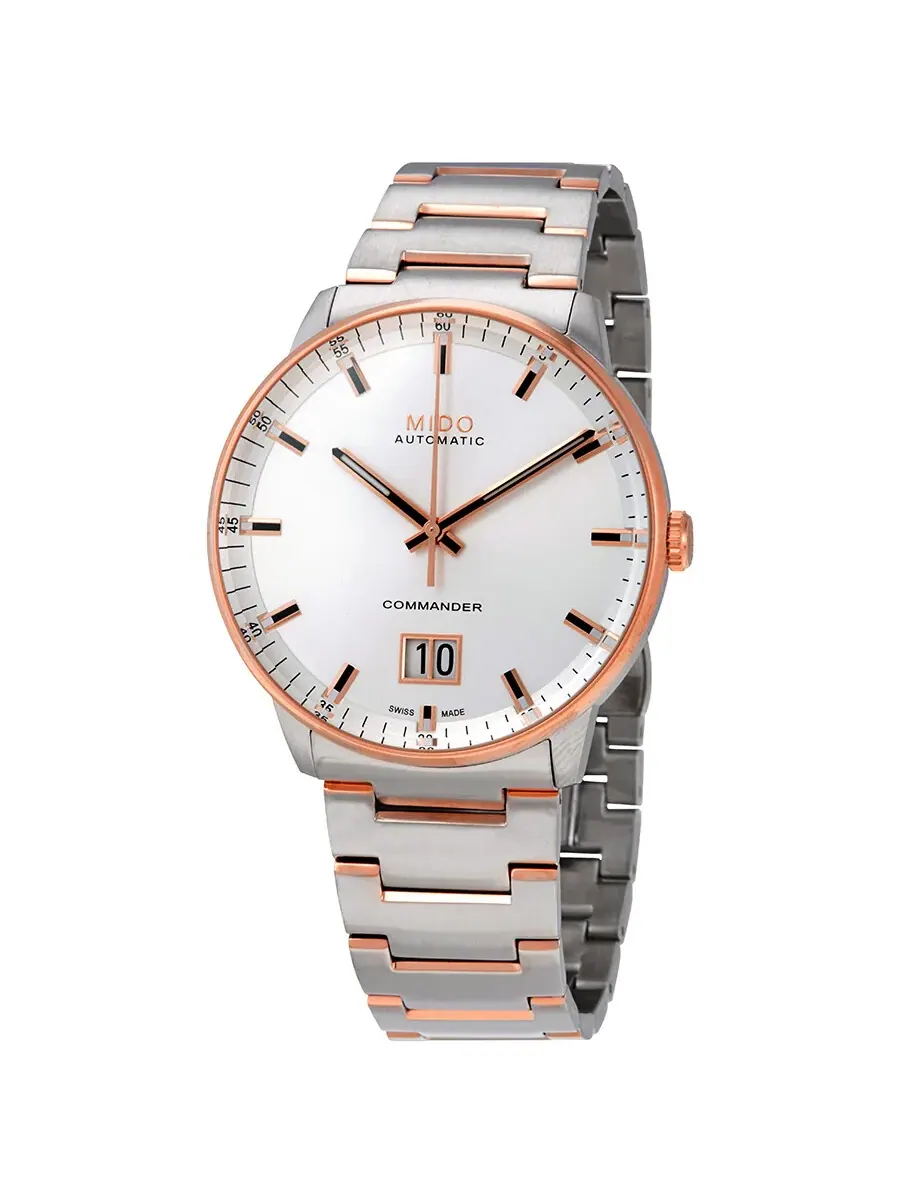 Мужские часы Mido Commander Automatic с серебристым циферблатом M021.626.22.031.00 — изображение 1 из 3
