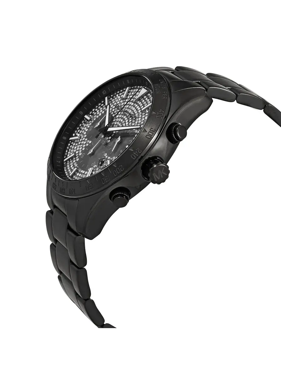 Мужские часы Michael Kors Layton Chronograph Quartz с черным нержавеющим стальным корпусом MK8899 — изображение 2 из 3