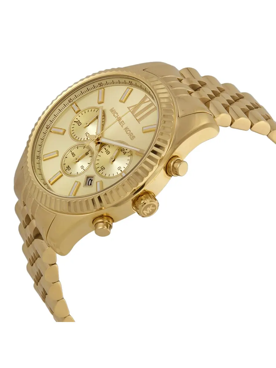 Мужские часы Michael Kors Lexington Chronograph с шампанским циферблатом MK8281 — изображение 2 из 4