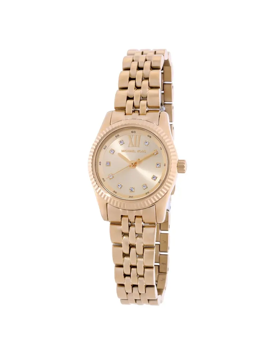 Женские часы Michael Kors Lexington с золотым циферблатом MK4741 — изображение 1 из 3, оттенок желтый золотистый