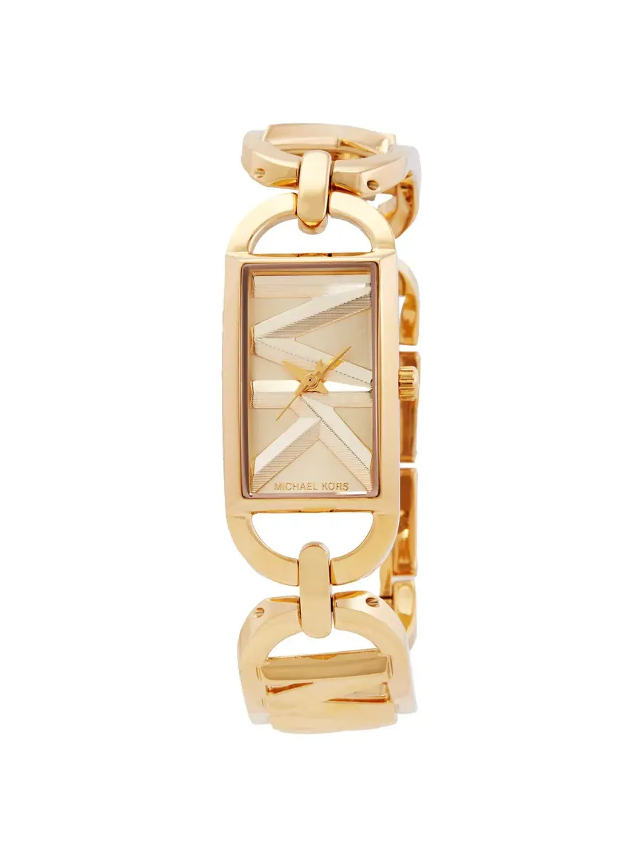 Женские часы Michael Kors MK Empire с кварцевым механизмом и золотым циферблатом MK7406 — изображение 1 из 3