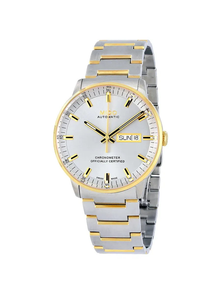 Мужские часы Mido Commander II Automatic Chronometer M021.431.22.071.00 — изображение 1 из 3, оттенок желтый золотистый