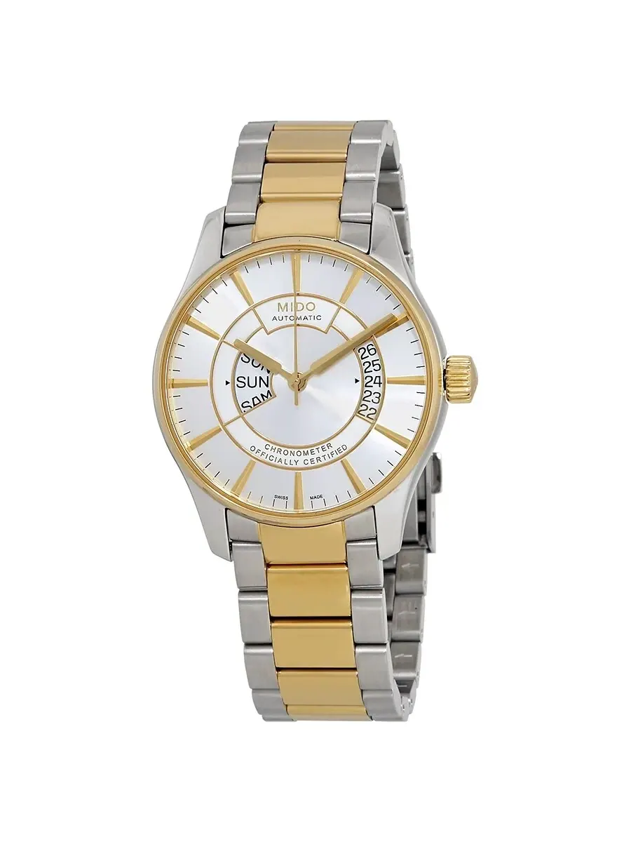 Мужские часы Mido Belluna Automatic с серебристым циферблатом M001.431.22.031.00 — изображение 2 из 3