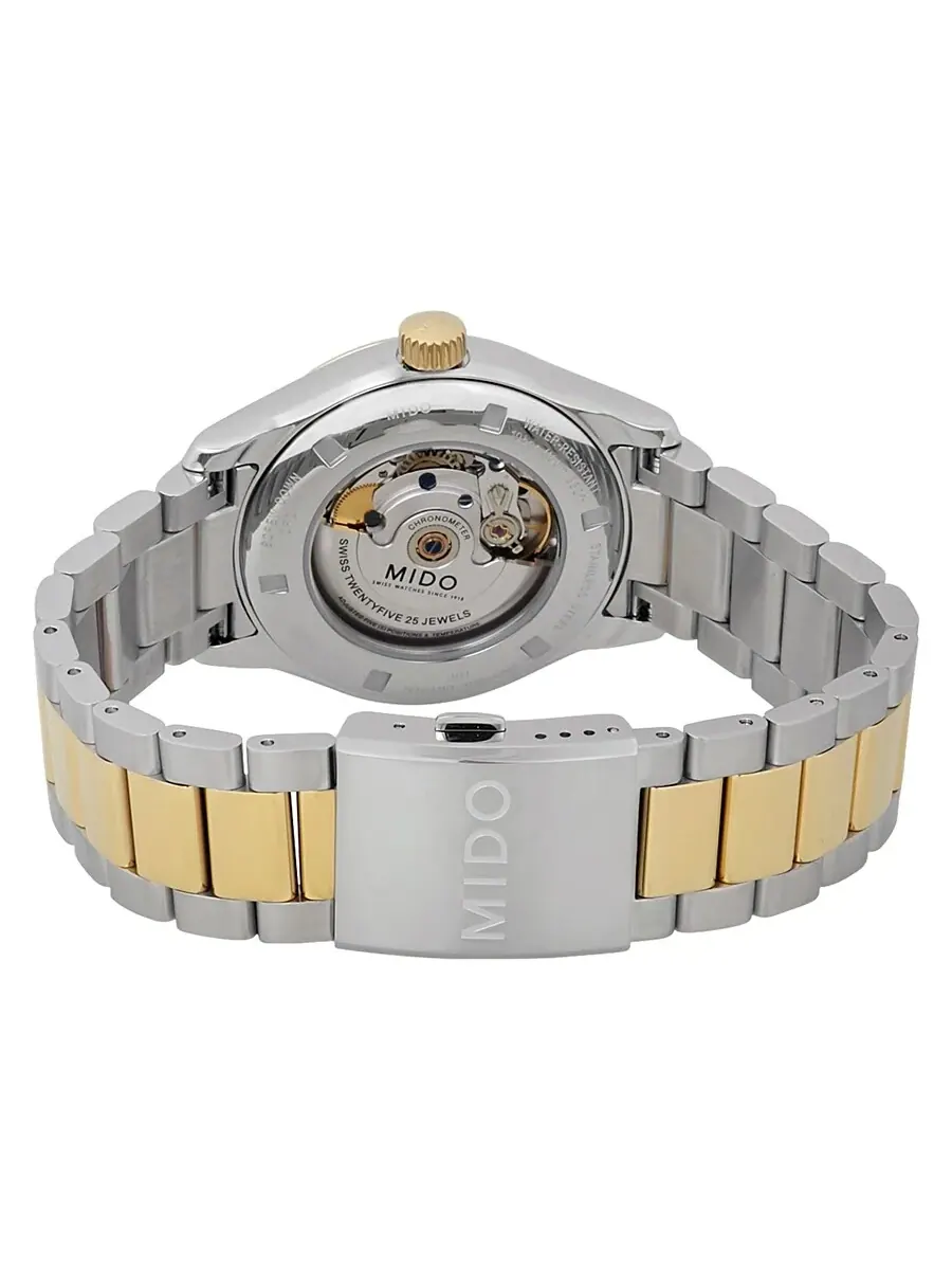 Мужские часы Mido Belluna Automatic с серебристым циферблатом M001.431.22.031.00 — изображение 3 из 3