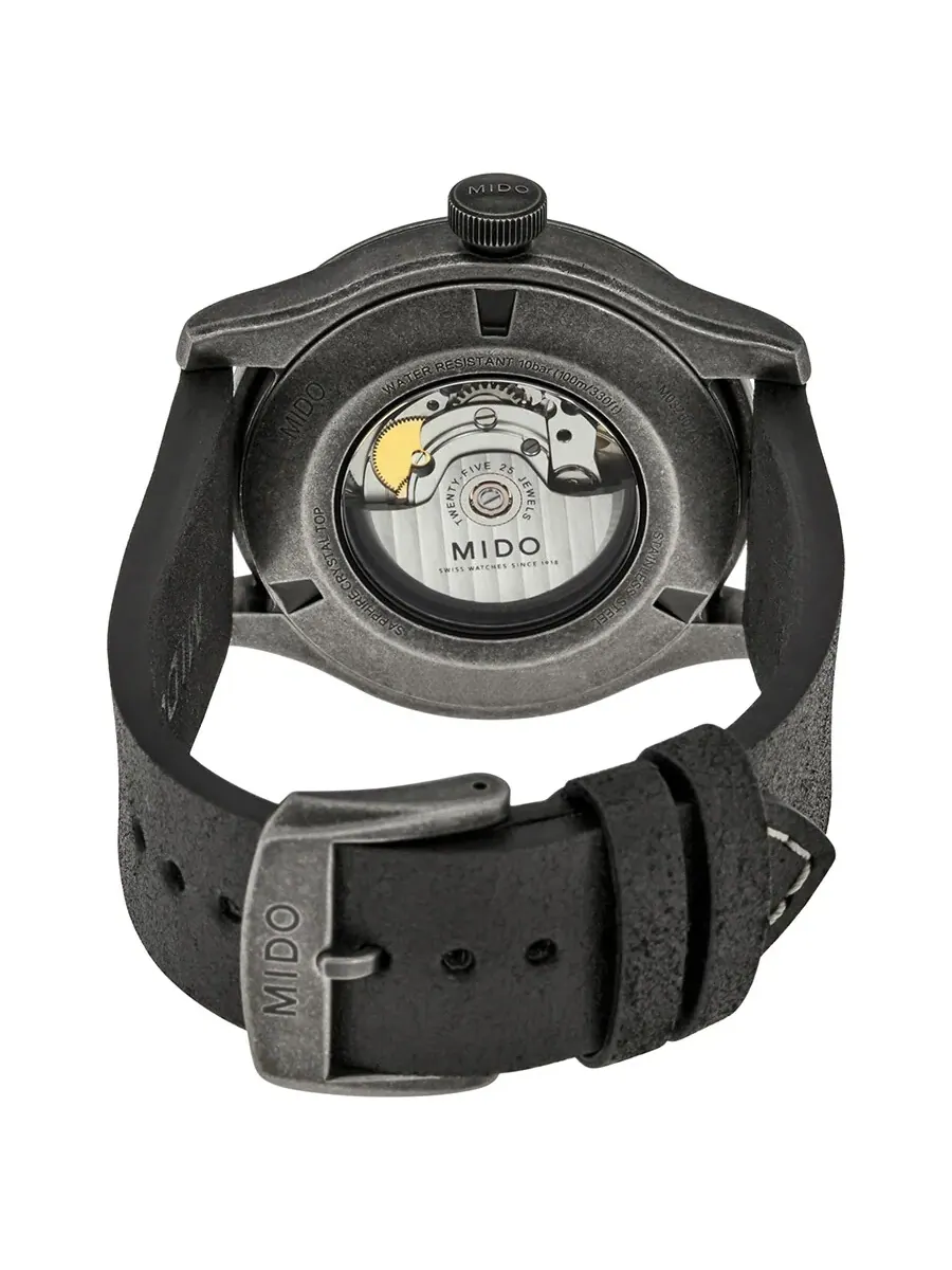 Мужские часы Mido Multifort Automatic с черным циферблатом M032.607.36.050.09 — изображение 3 из 3, оттенок черный