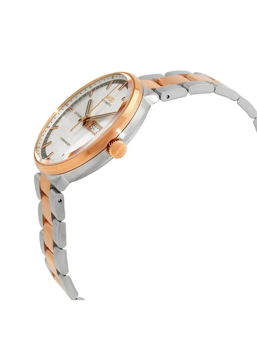 Мужские часы Mido Commander II Automatic с серебристым циферблатом M0144302203180 — изображение 2 из 3