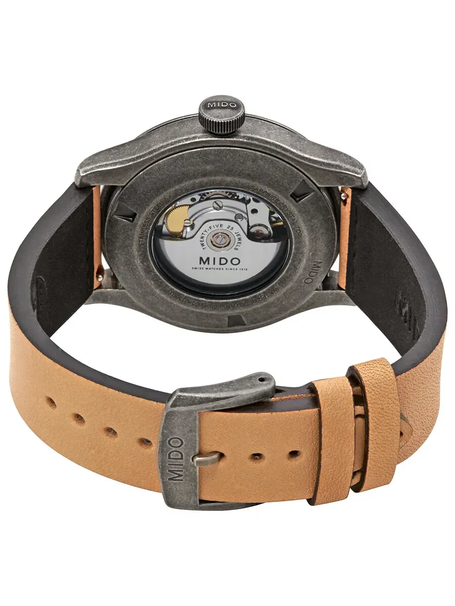 Мужские часы Mido Multifort Automatic с черным циферблатом M032.607.36.050.99 — изображение 3 из 5, оттенок черный