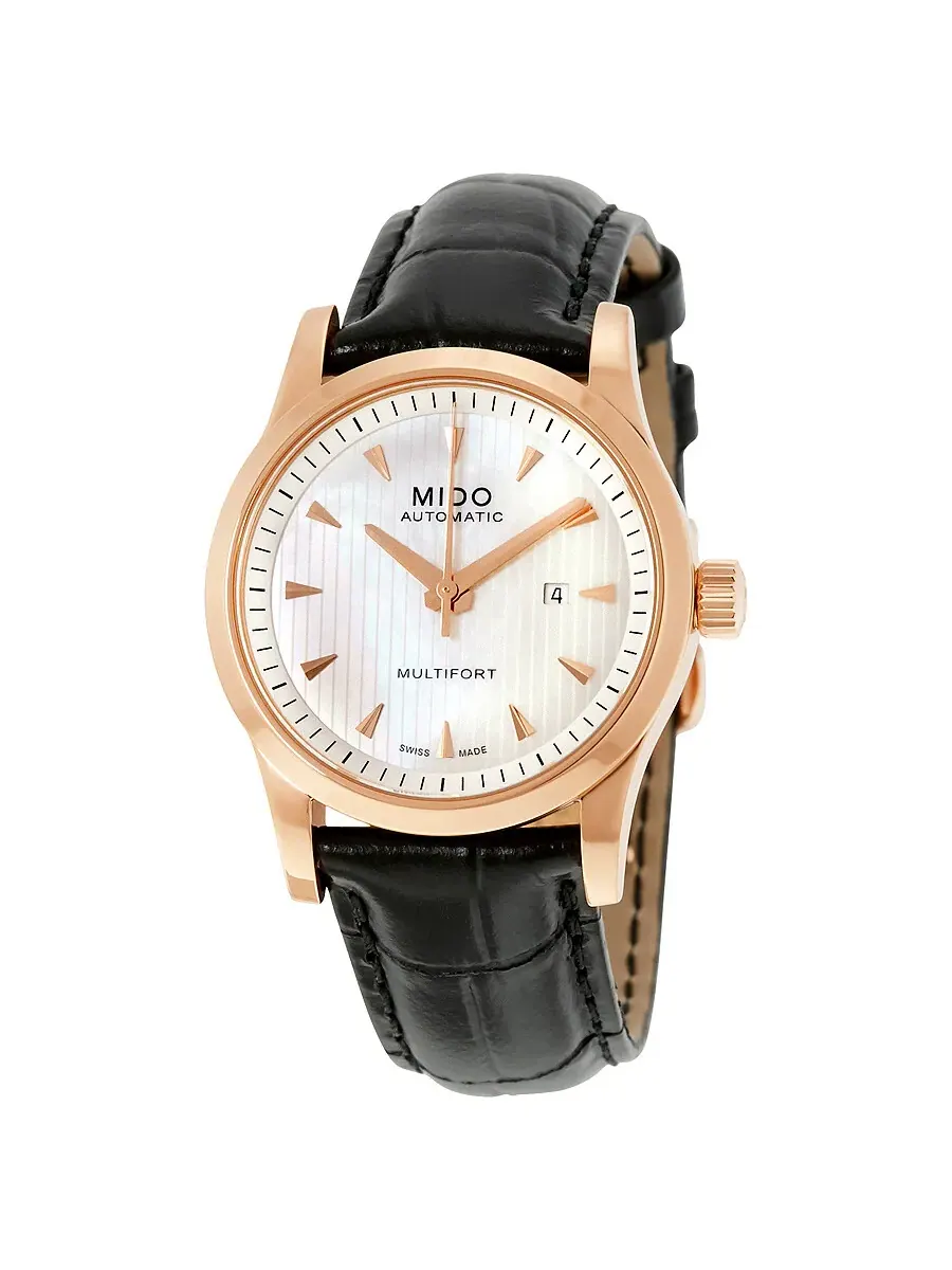 Женские часы Mido Multifort Automatic M005.007.36.101.00 — золотистый