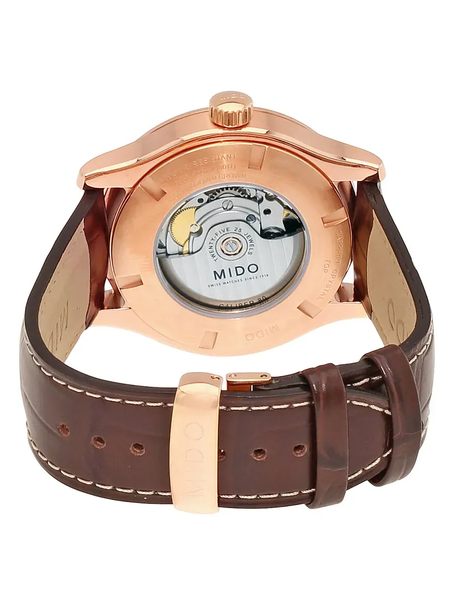 Мужские часы Mido Multifort Automatic с серебристым циферблатом M005.430.36.031.80 — изображение 3 из 3