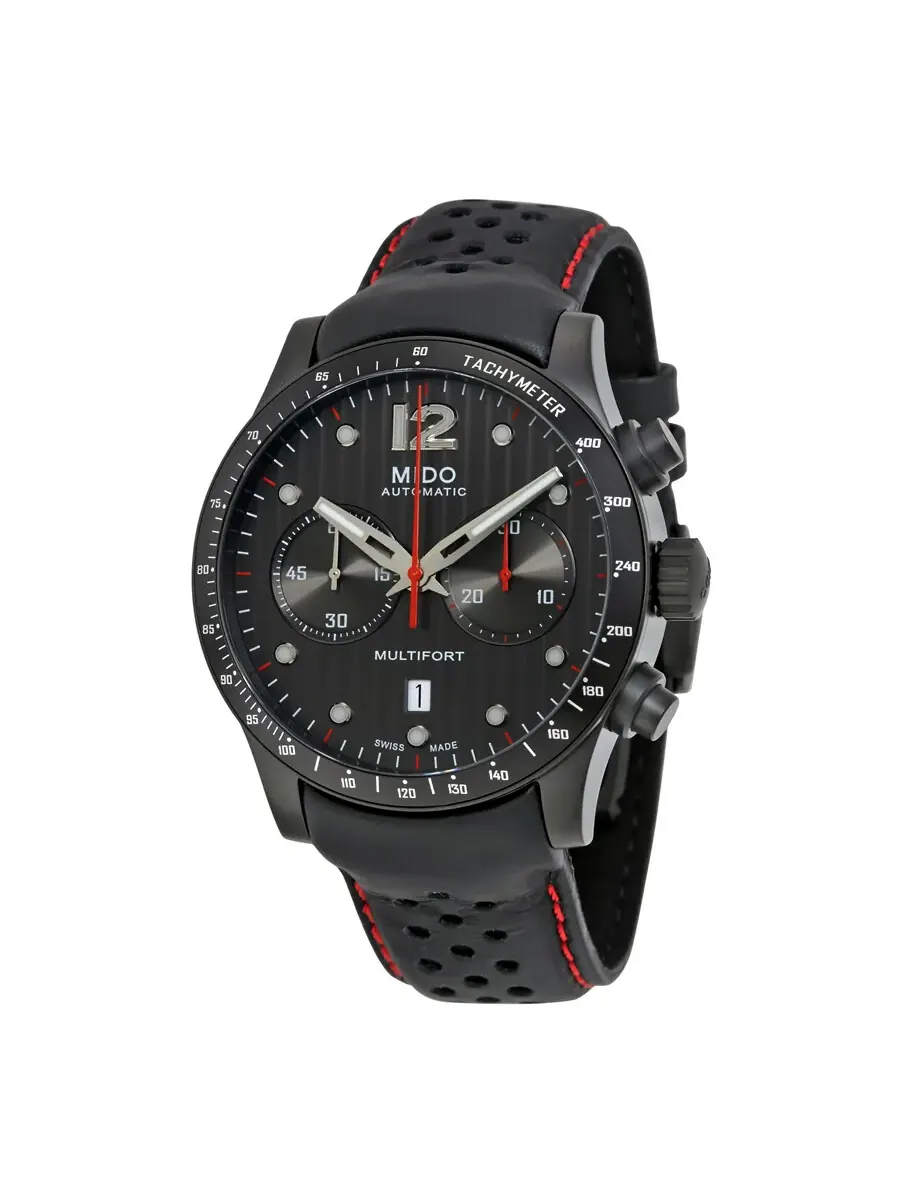Мужские автоматические часы Mido Multifort Chronograph M025.627.36.061.00 — изображение 1 из 3, оттенок черный