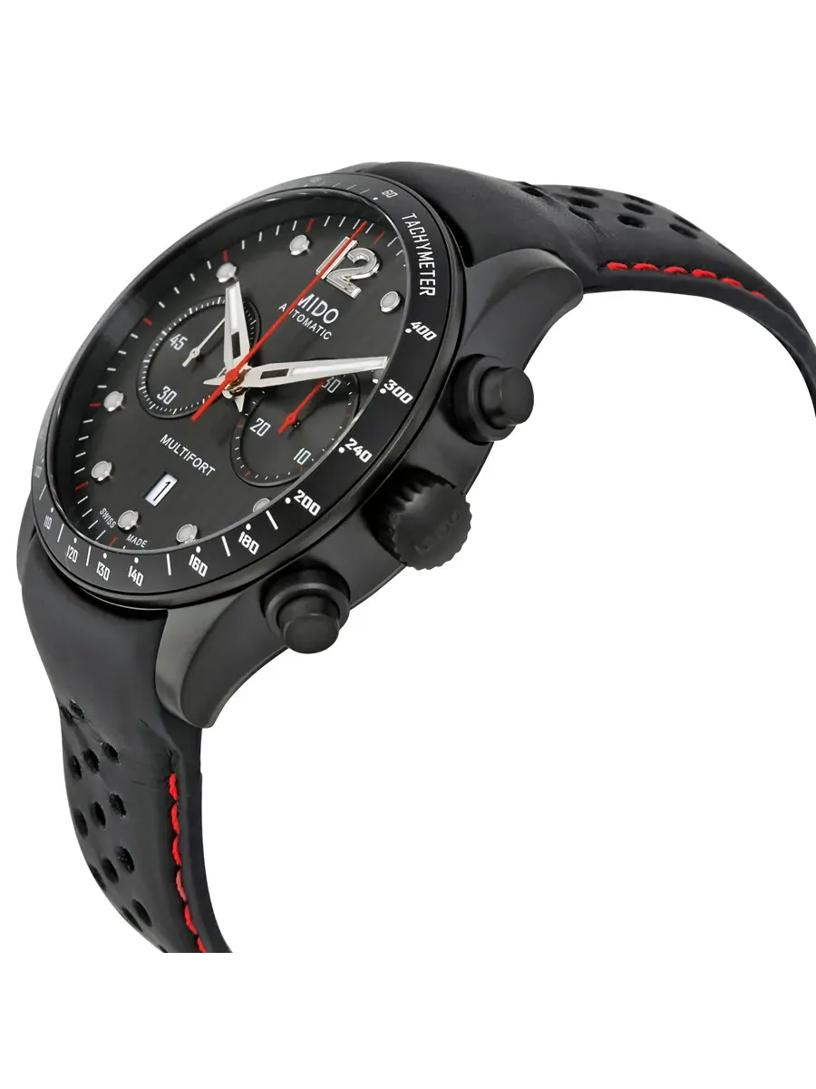Мужские автоматические часы Mido Multifort Chronograph M025.627.36.061.00 — изображение 2 из 3, оттенок черный
