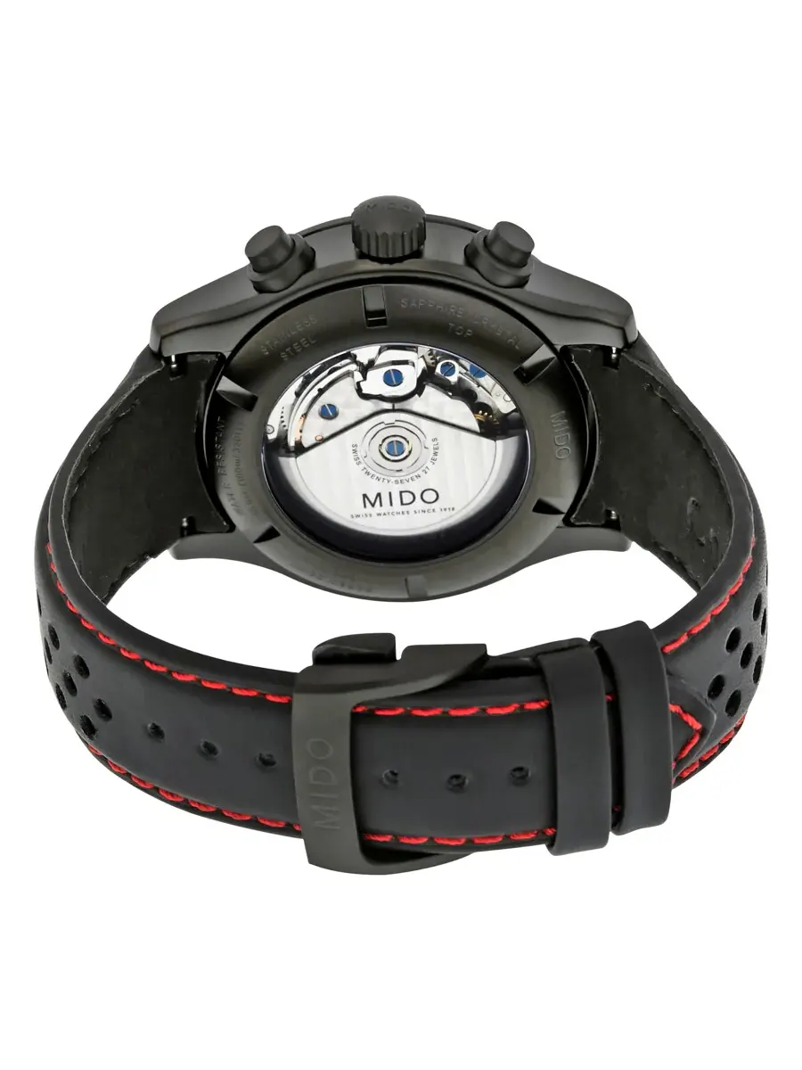 Мужские автоматические часы Mido Multifort Chronograph M025.627.36.061.00 — изображение 3 из 3, оттенок черный