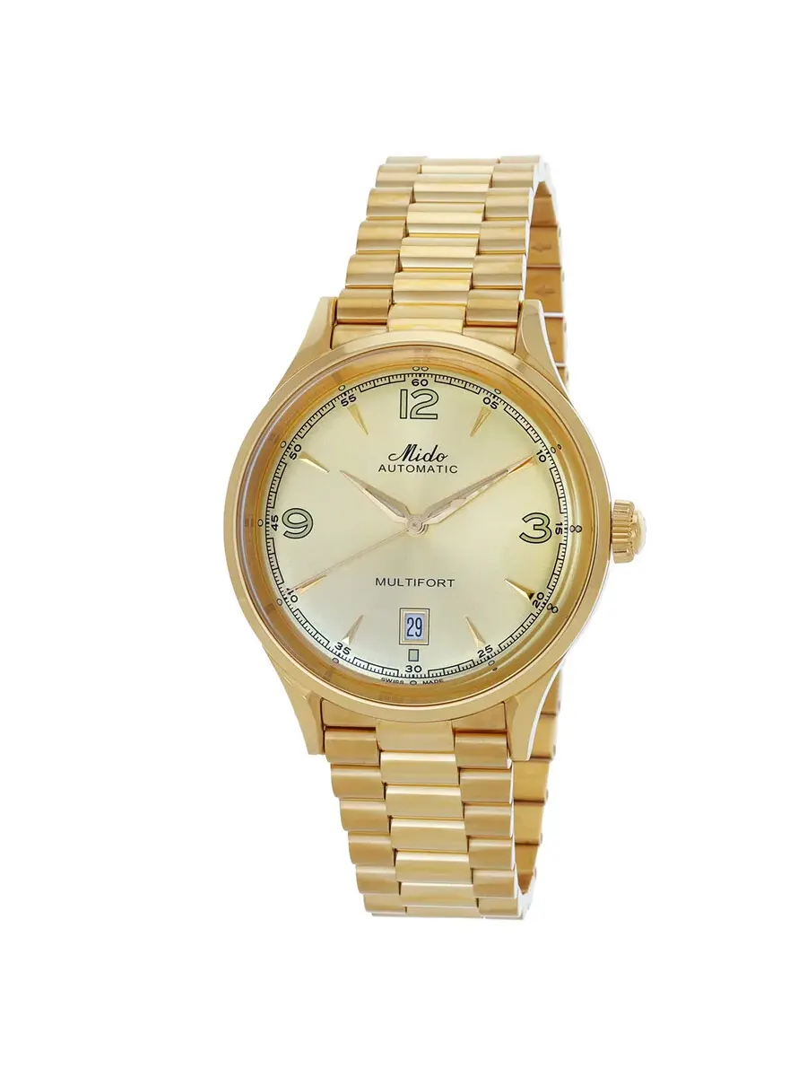 Мужские часы Mido Multifort Powerwind Automatic с шампановым циферблатом M0404073302700 — изображение 1 из 3