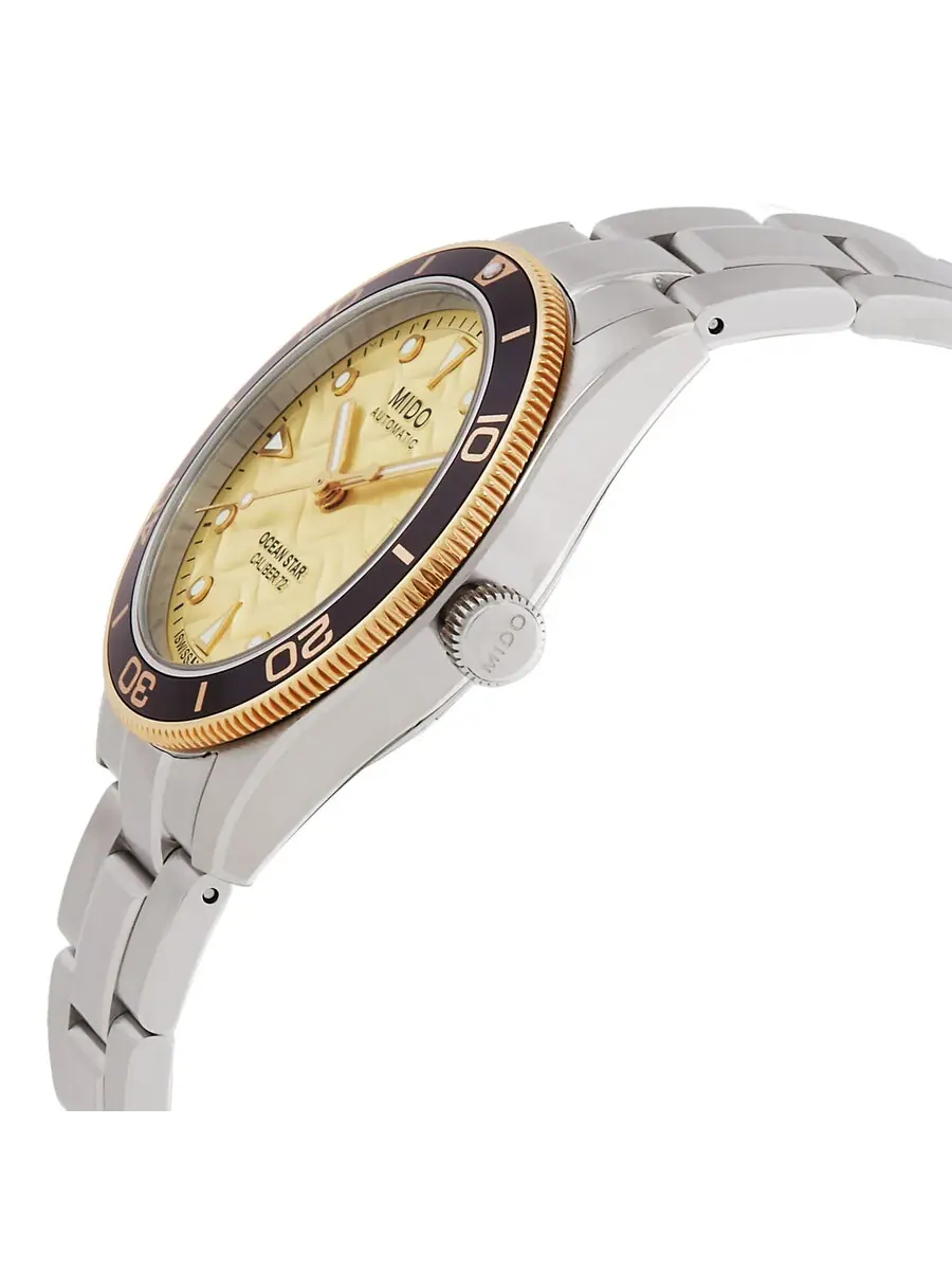 Часы Mido Ocean Star 39 Automatic с циферблатом цвета шампанского M026.907.21.021.00 — изображение 2 из 3