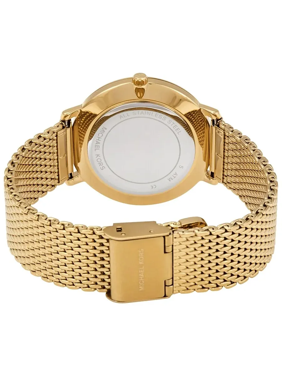 Женские часы Michael Kors Pyper с кварцевым механизмом, золотым циферблатом MK4339 — изображение 3 из 3, оттенок золотистый