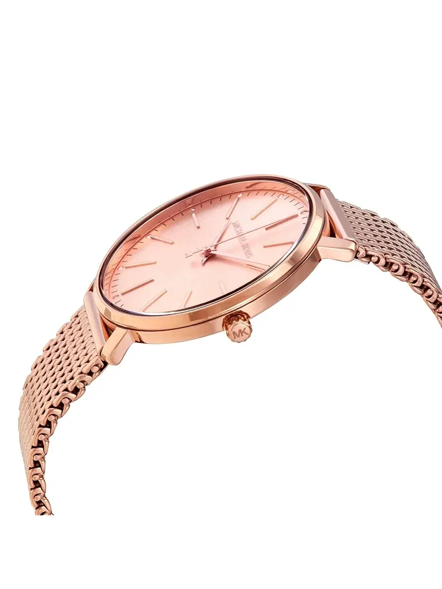 Женские часы Michael Kors Pyper с кварцевым механизмом, розово-золотым циферблатом MK4340 — изображение 2 из 3