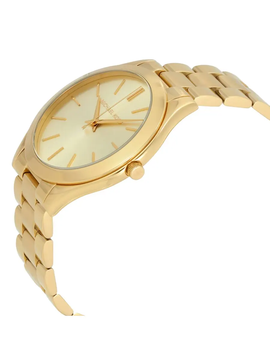 Женские часы Michael Kors Runway с шампаневым циферблатом MK3179 — изображение 2 из 4, оттенок золотистый
