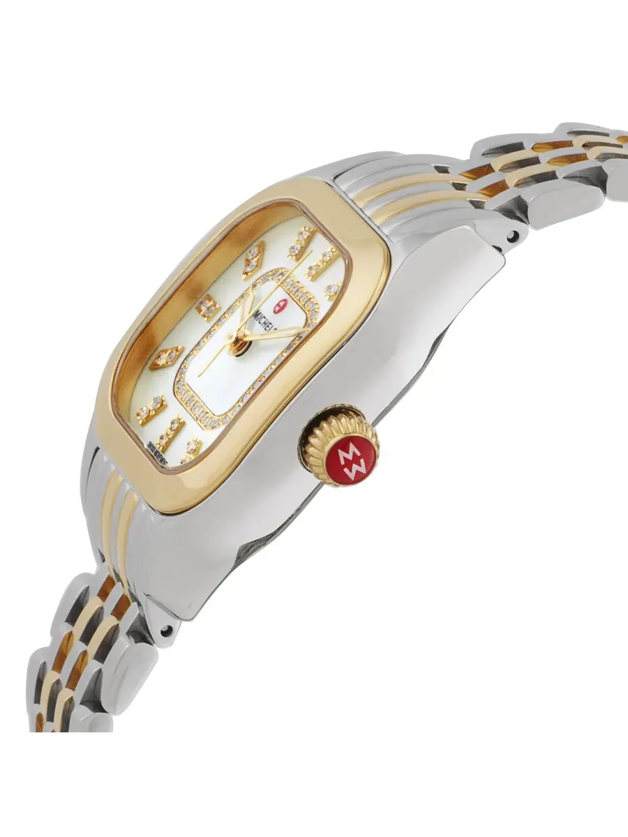 Женские часы Michele Meggie Quartz Diamond MWW33B000009 — изображение 2 из 3, оттенок желтый золотистый
