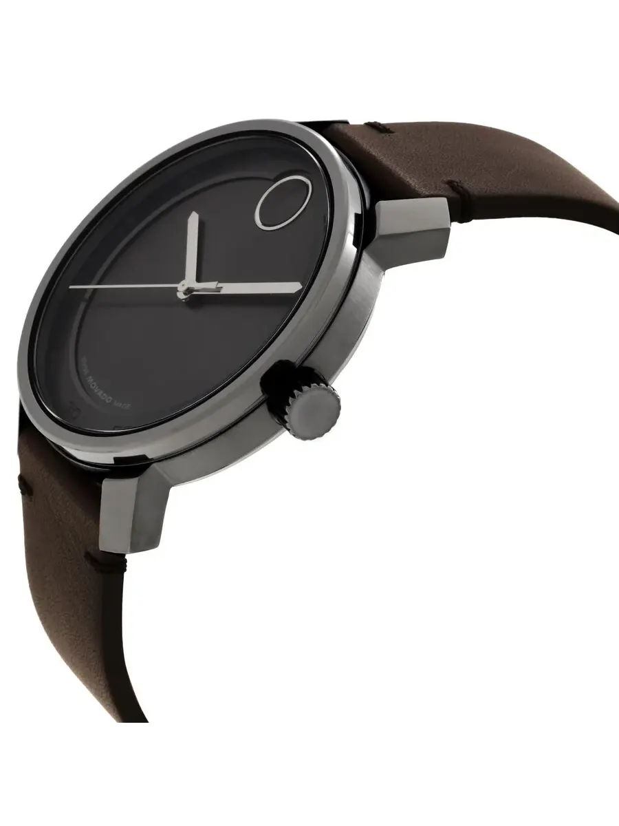Мужские часы Movado Bold Access с кварцевым механизмом и серым циферблатом 3600916 — изображение 2 из 3, оттенок серый