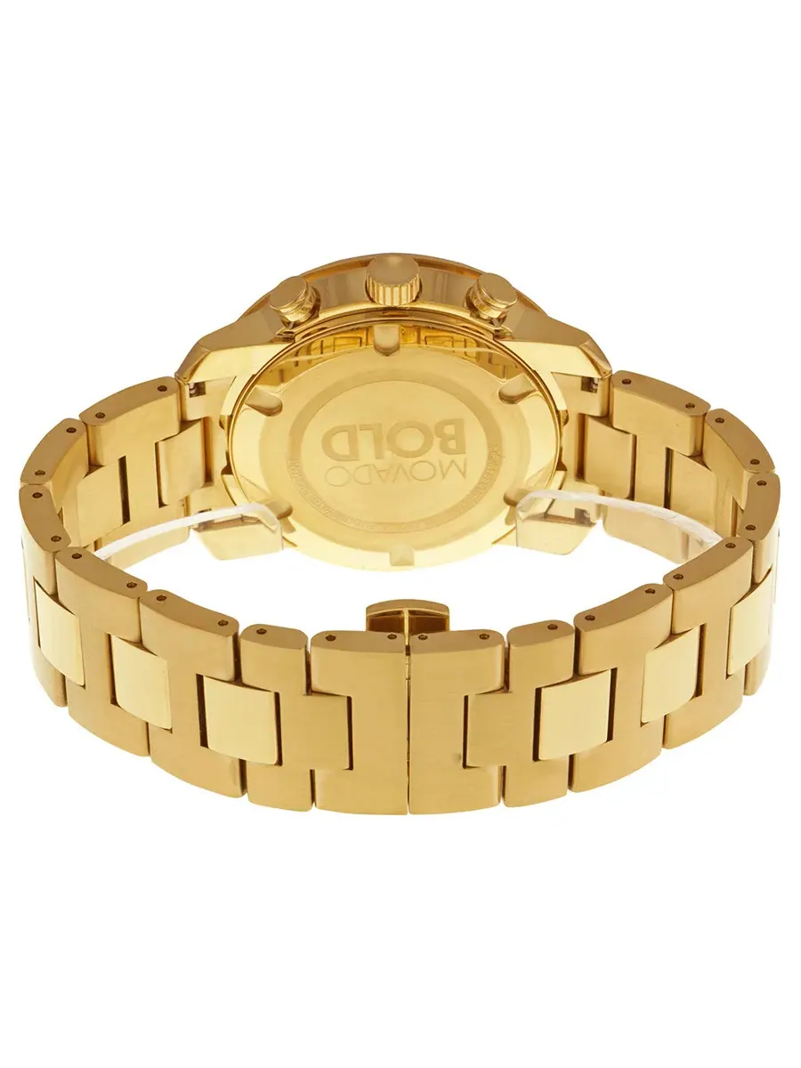 Мужские часы Movado Bold с шампанским циферблатом — изображение 3 из 4, оттенок желтый золотистый