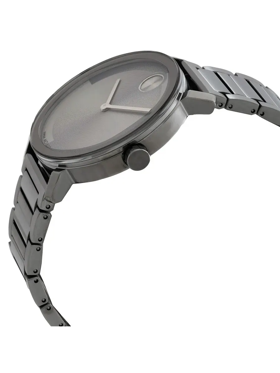 Часы унисекс Movado Bold Evolution Quartz с серым циферблатом 3601096 — изображение 2 из 3, оттенок серый