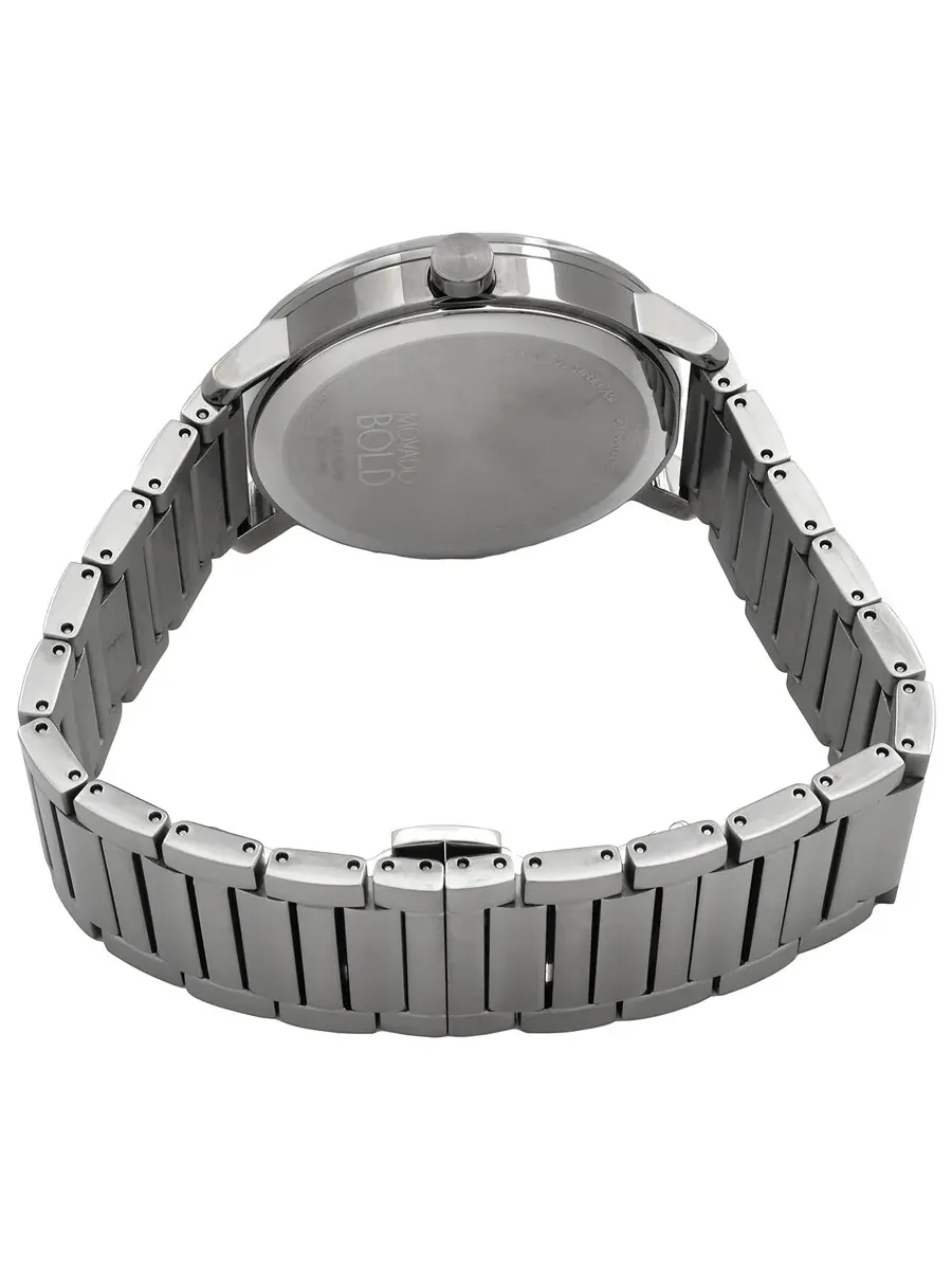 Часы унисекс Movado Bold Evolution Quartz с серым циферблатом 3601096 — изображение 3 из 3, оттенок серый