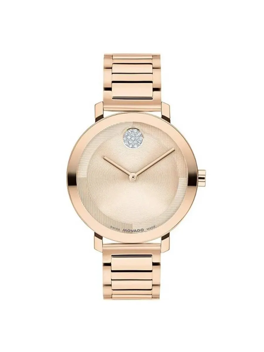 Женские часы Movado Bold Evolution Quartz с розовым золотым циферблатом 3601266 — изображение 1 из 1