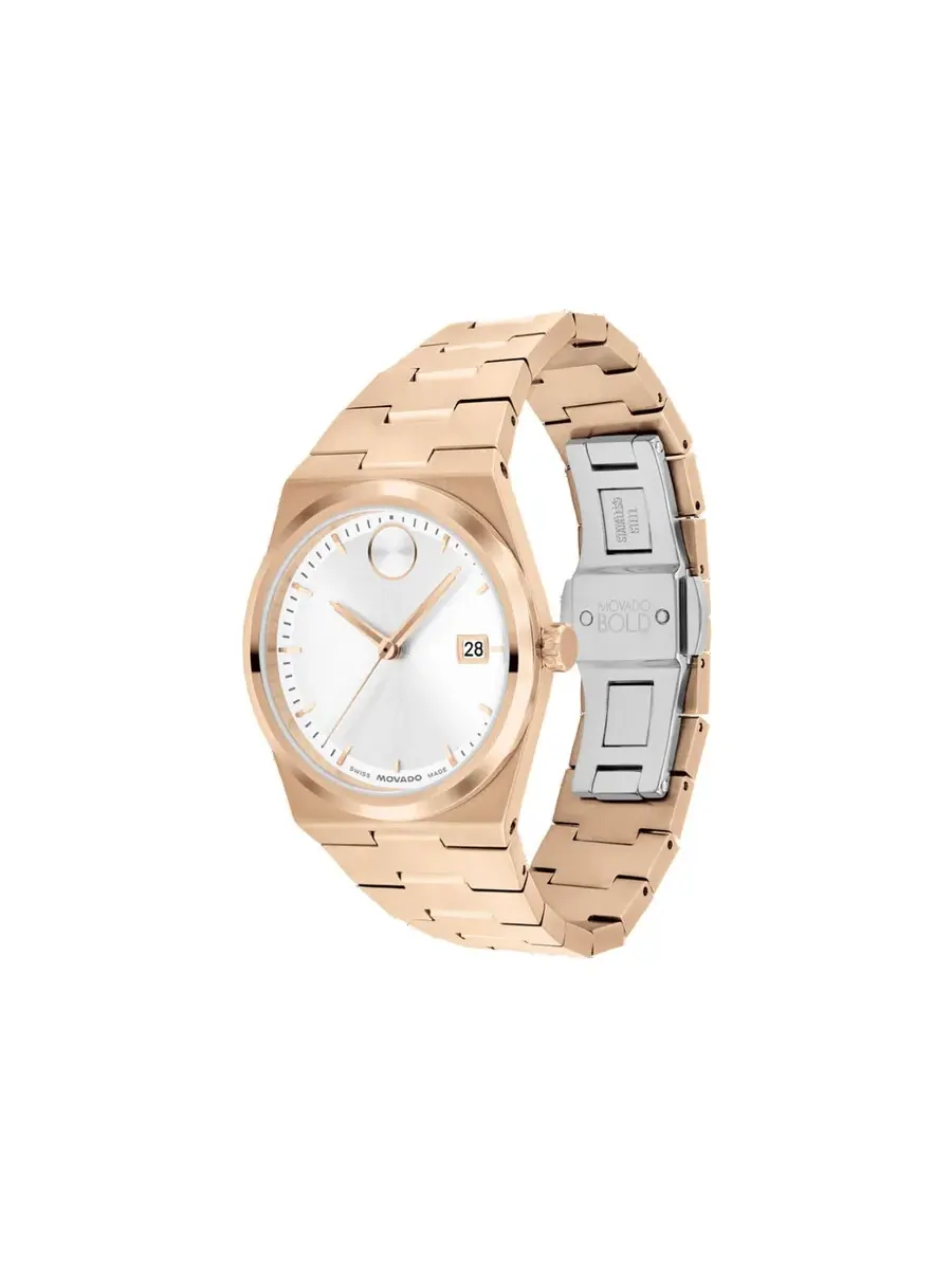 Женские часы Movado Bold Quest с кварцевым механизмом и белым циферблатом 3601188 — изображение 2 из 3