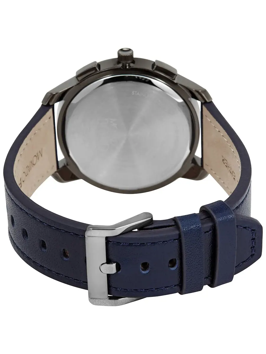 Мужские часы Movado BOLD Thin Chronograph Quartz с серым циферблатом 3600720 — изображение 3 из 3, оттенок серый