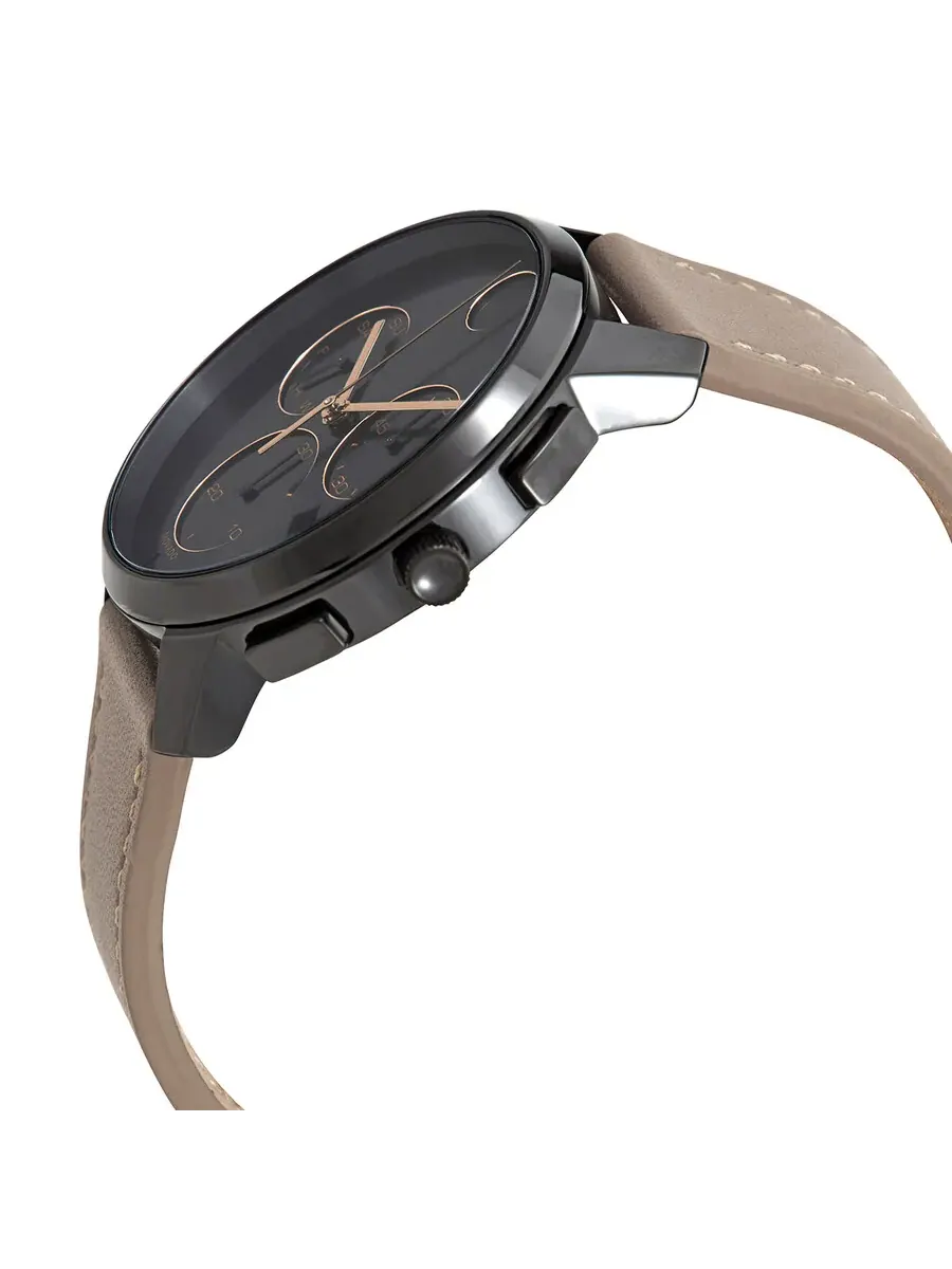Мужские кварцевые часы Movado BOLD Thin Chronograph 3600719 — изображение 2 из 3, оттенок темный серый