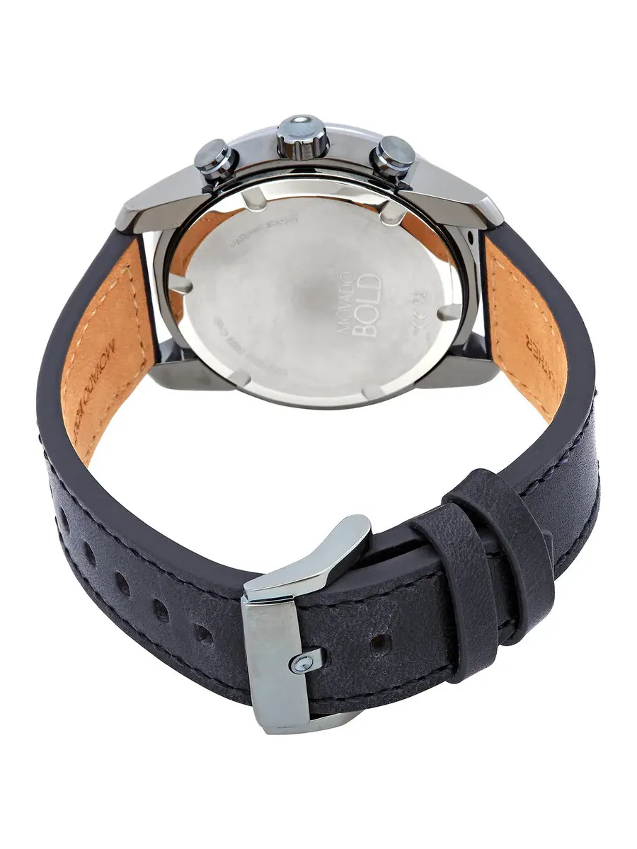 Мужские часы Movado Bold Verso Chronograph Quartz с серым циферблатом 3600909 — изображение 3 из 3, оттенок серый