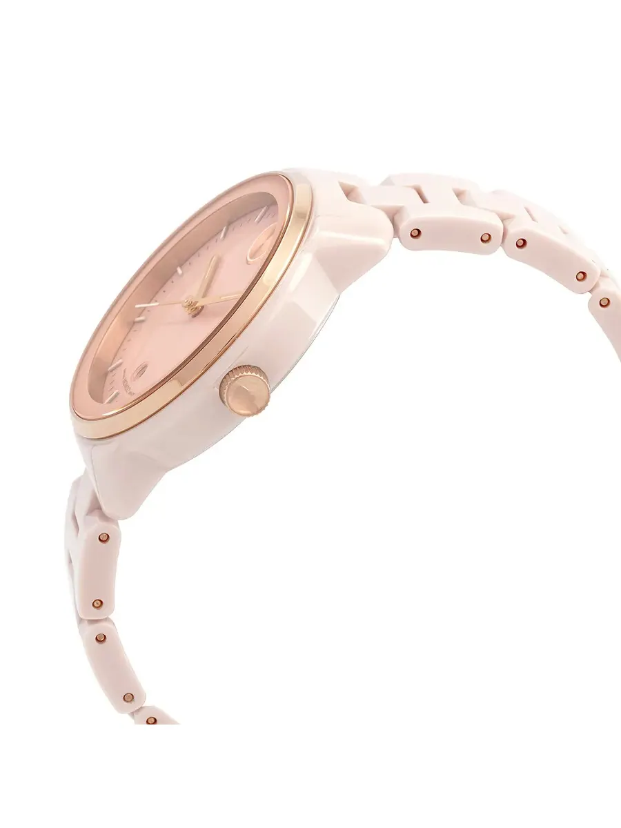 Женские часы Movado Bold Verso Quartz Blush 3600935 — изображение 2 из 3, оттенок розовый золотистый