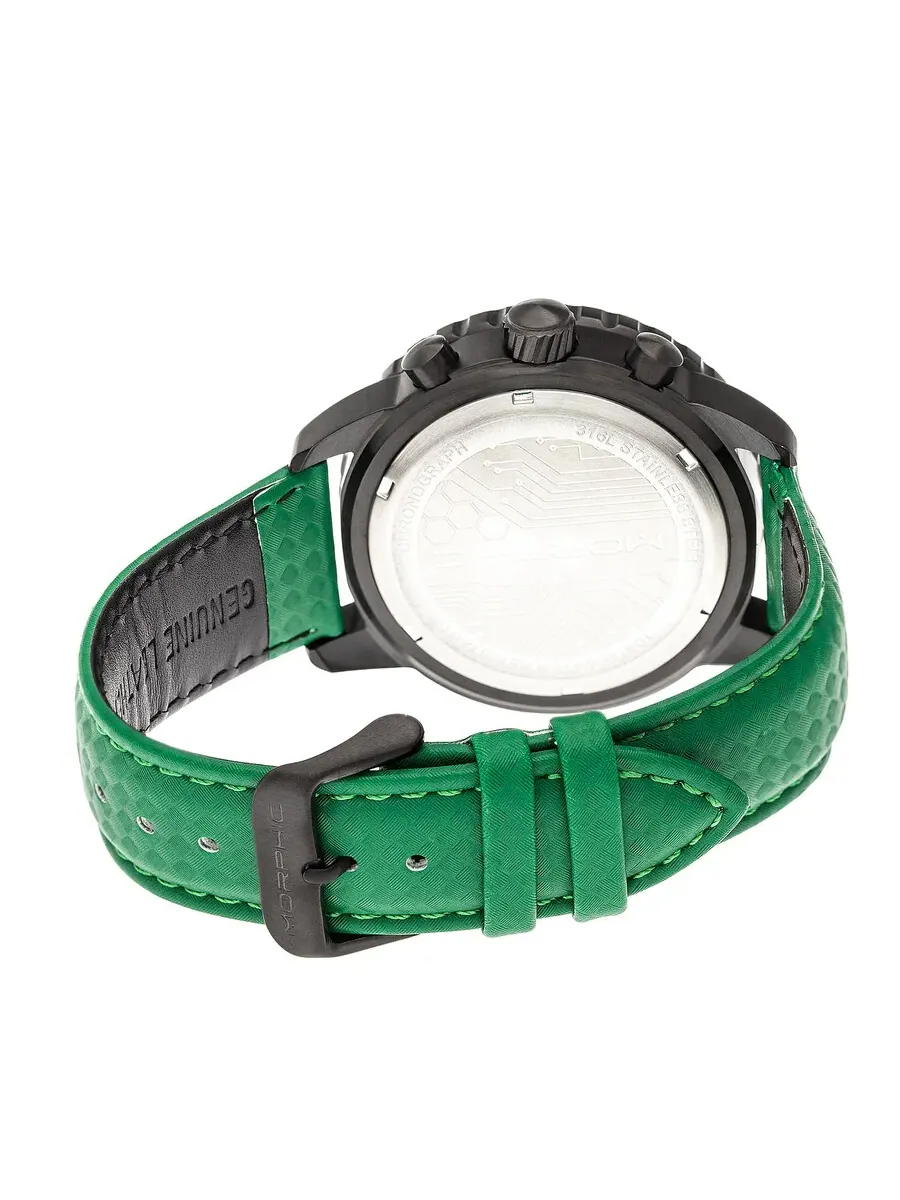 Мужские часы Morphic M51 Series Chronograph с черным циферблатом, модель 5105 — изображение 3 из 3, оттенок черный