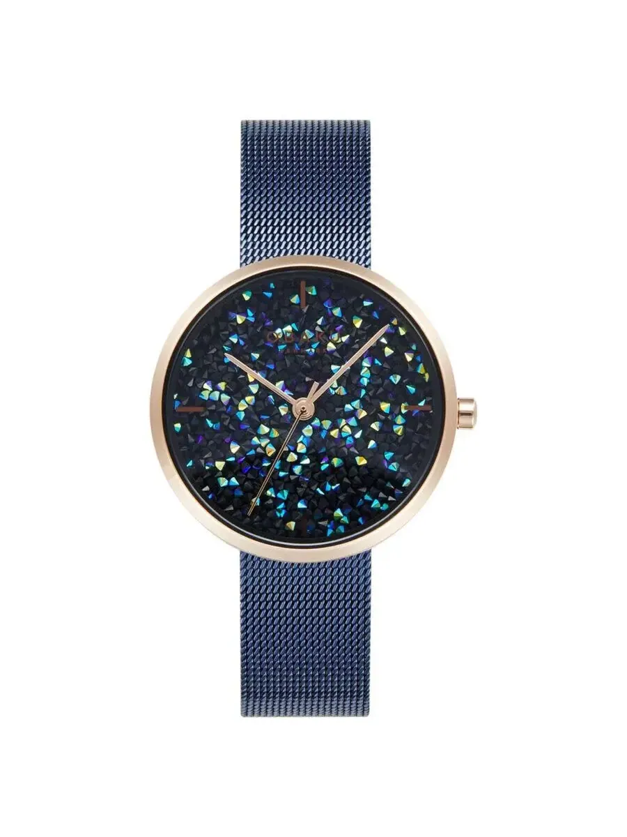 Женские часы Obaku Glimmer с синим циферблатом V289LHVLML